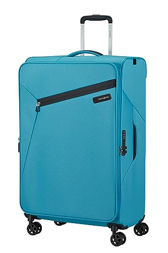 Samsonite Litebeam Spinner L, walizka z możliwością rozszerzenia, 77 cm, 103/111 l, niebieski (Ocean Blue), Niebieski (Ocean Blue), Spinner L (77 cm - 103/111 L), Walizka