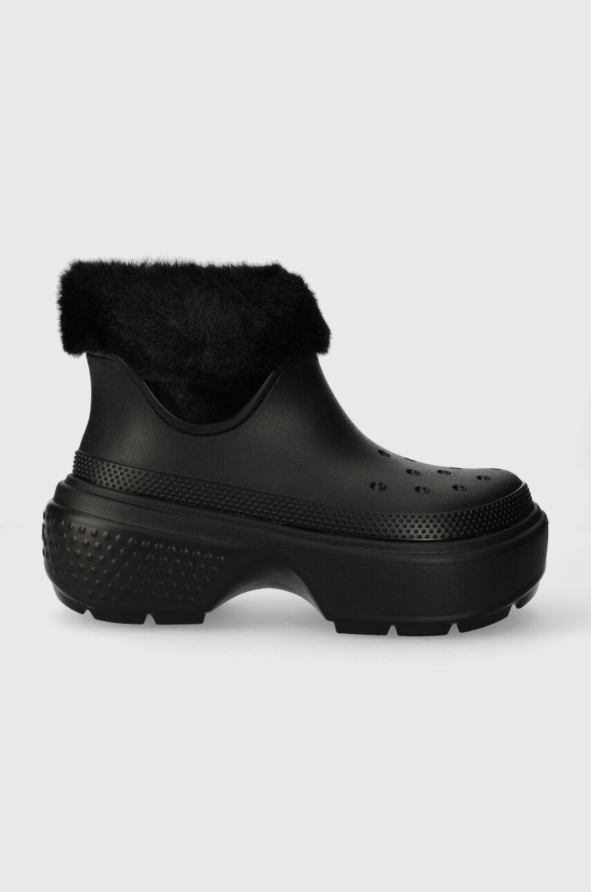 Crocs śniegowce Stomp Lined Boot kolor czarny 208718