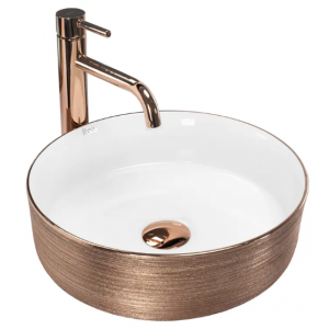 Umywalka nablatowa Rea Sami rose gold- Dodatkowo 5% rabatu na kod REA5