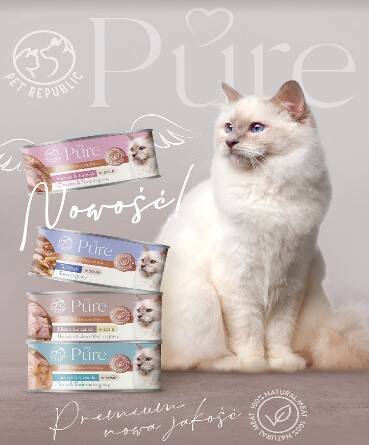 PetRepublic Pure kurczak & tuńczyk w sosie 80g