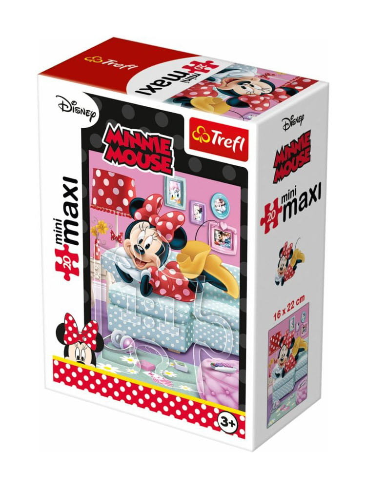 Puzzle MiniMaxi Ulubione zajęcia Minnie Kanapa 20