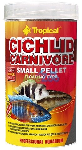 Tropical CICHLID CARNIVORE SMALL PELLET 250ML/90G 37906 37906