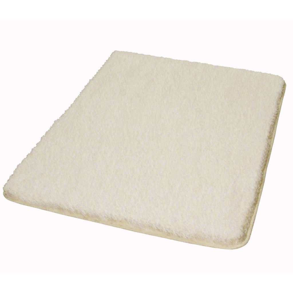 Kleine Wolke 4071202539 dywanik łazienkowy Seattle, poliester, 55 x 65 x 3 cm, naturalny 4071202539