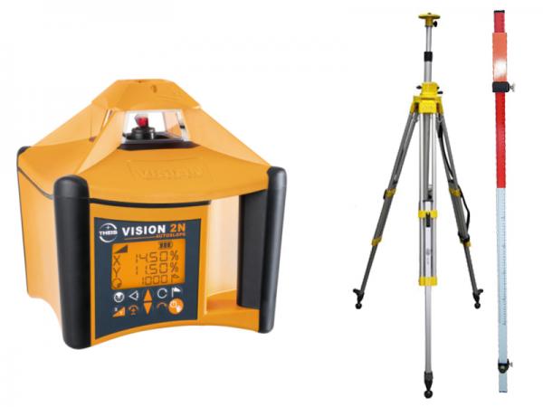 Niwelator laserowy THEIS VISION- 2N Autoslope ZESTAW ze statywem korbowym