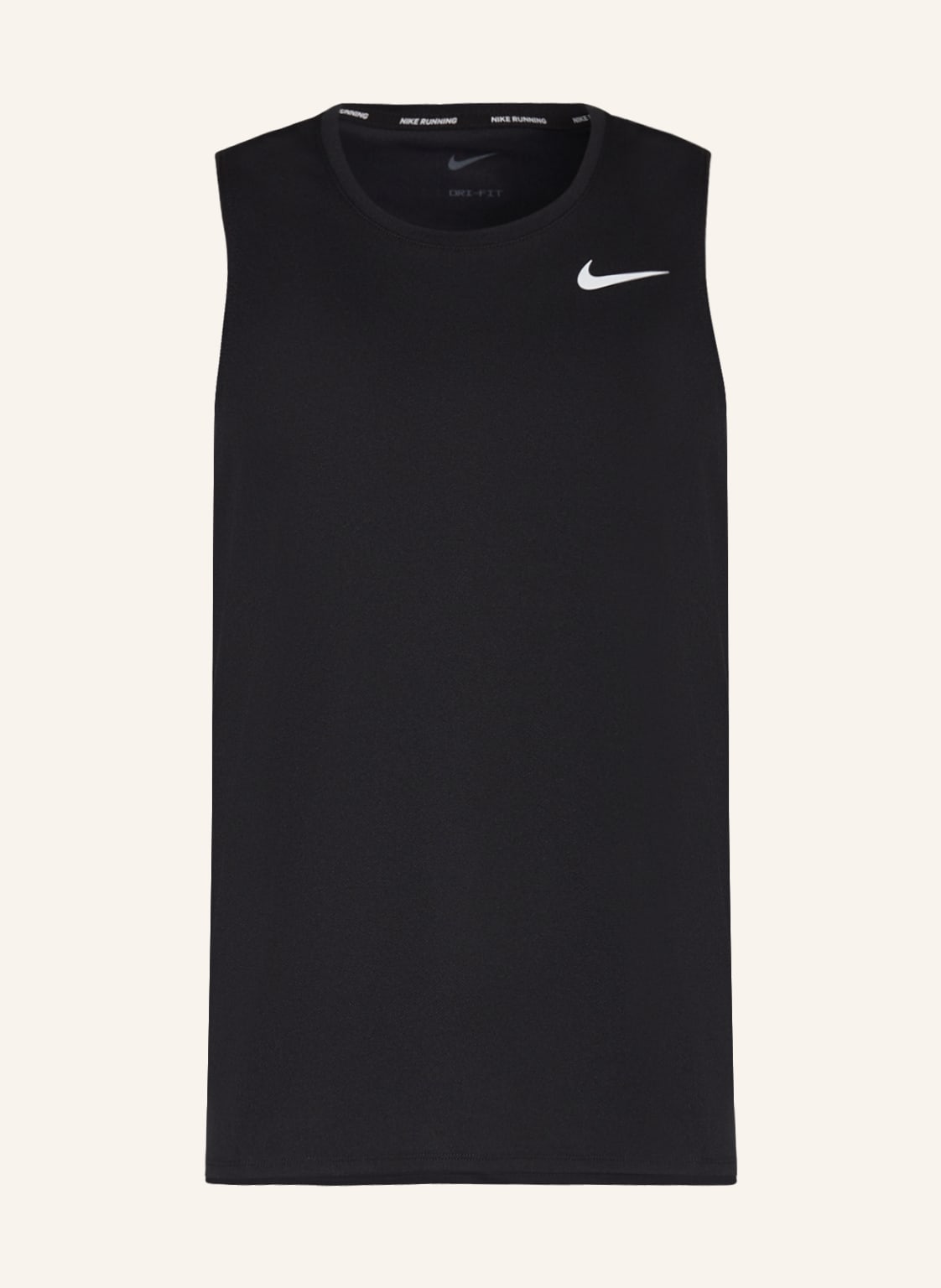 Nike Tank Top Dri-Fit Miler schwarz