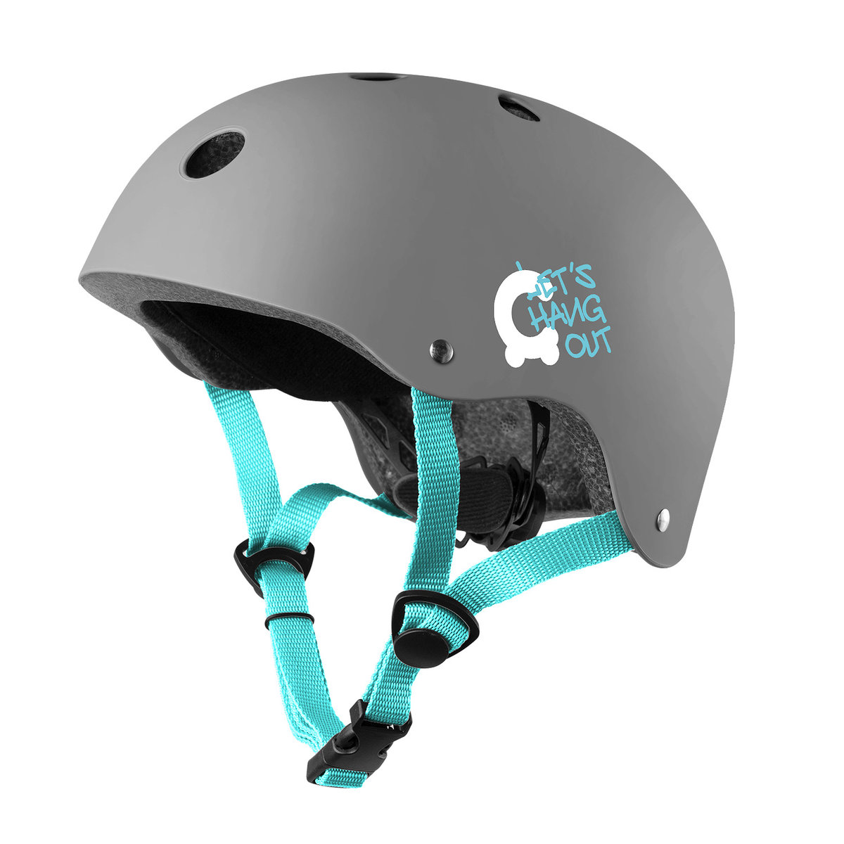 Action, Kask Cariboo - S Gray/Turquoise