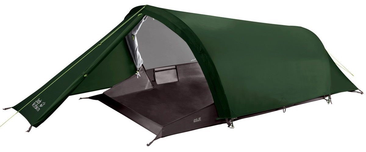 Jack Wolfskin GOSSAMER II 2 osoba (-y) Namiot tunelowy Zielony, Tent