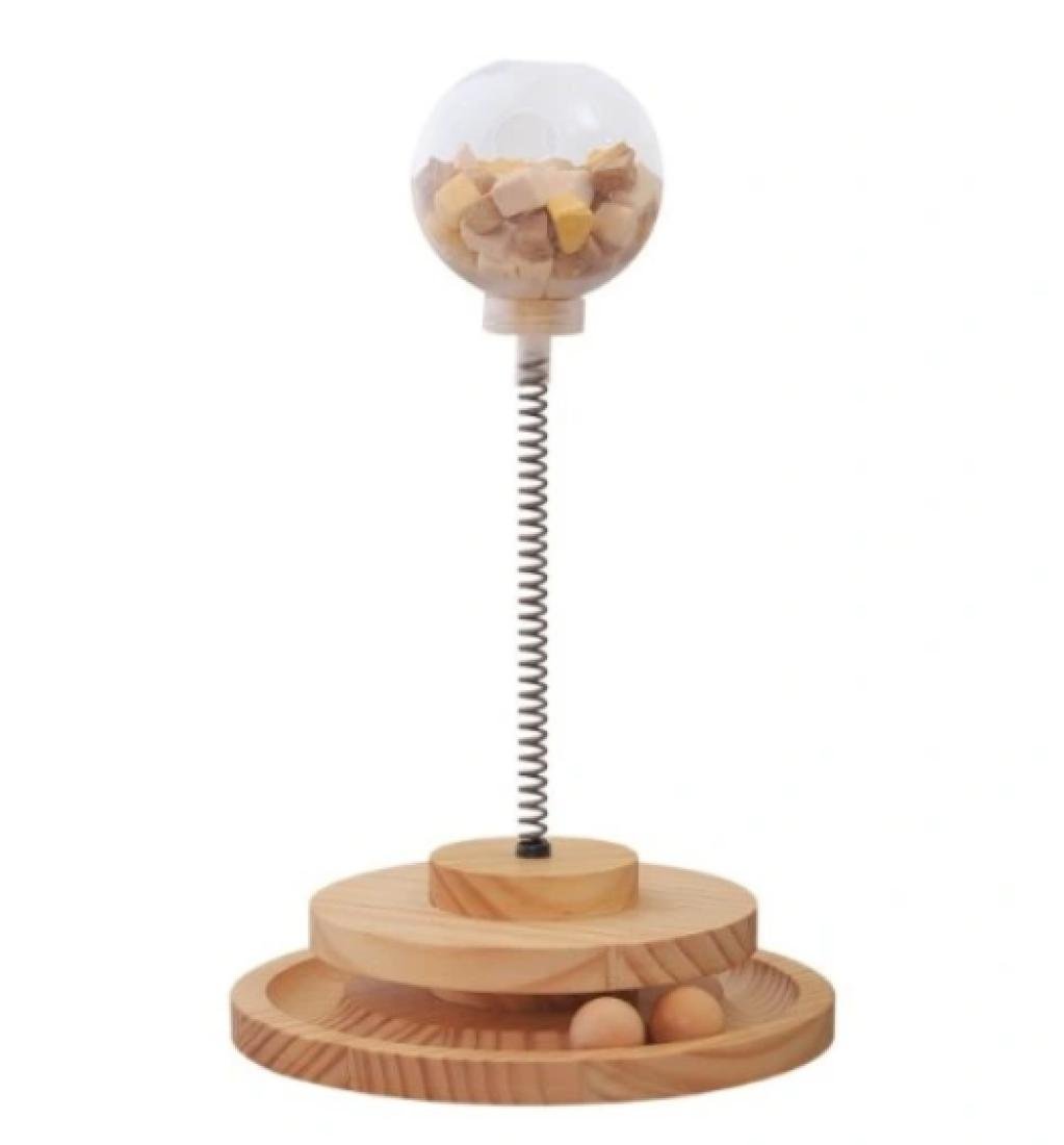 Zabawka Dla Kota Na Sprężynie Z Piłeczkami I Karmą