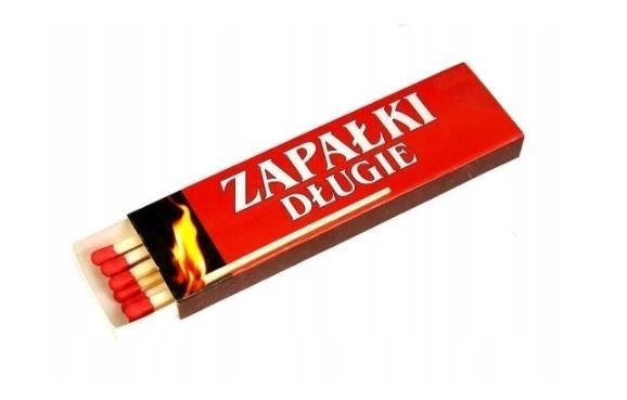 Zapałki Długie 15 Sztuk  75Mm