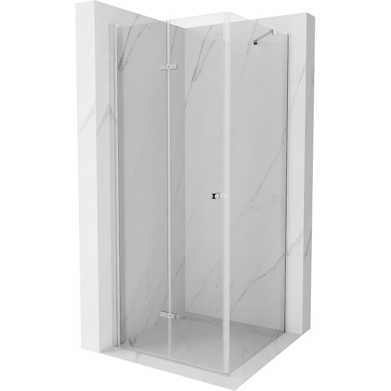 Mexen Lima kabina prysznicowa składana 120x120 cm, transparent, chrom