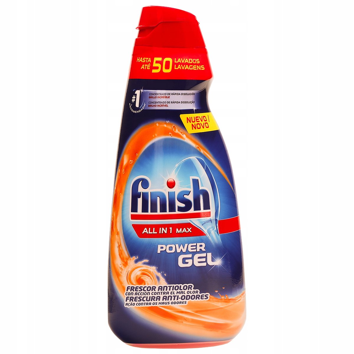 Finish ŻEL 1000ml do Zmywarki 50 Myć ALLinOne MAX