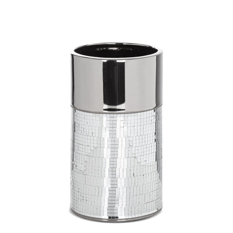 Wazon Dekoracyjny Mirona (09) (Fi) 14X25Cm Srebrny