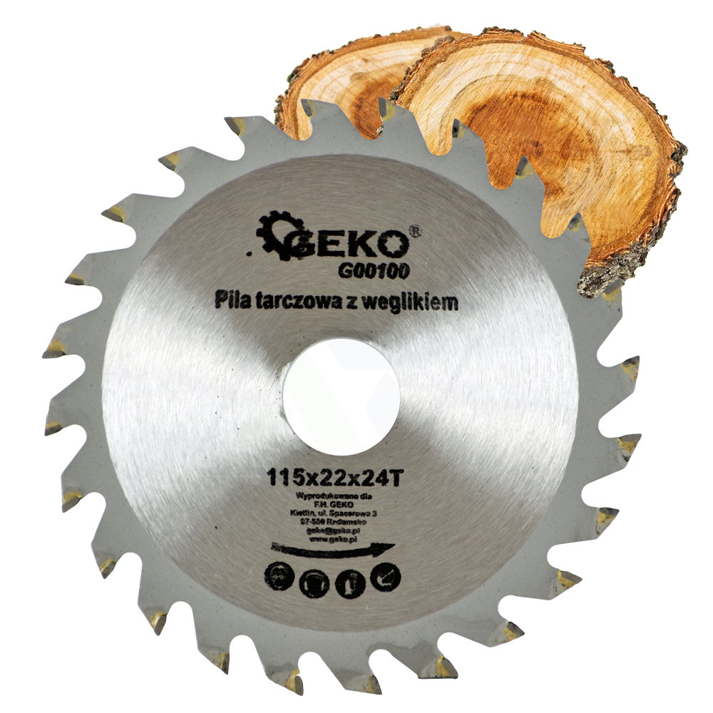 Geko Tarcza Widiowa Do Drewna 115mm x 22,2mm x 24T