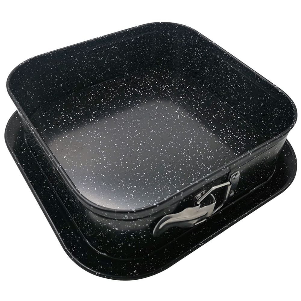 Forma do ciasta rozpinana marmurkowa 27,5 x 27,5 x 6,8 cm KINGHOFF KH-1791