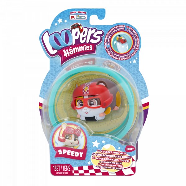 Imc Toys Loopers Hammies Jeżdżący Chomik Mix 906013