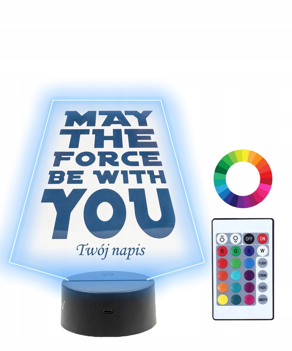 Lampka Nocna 3DLED Gwiezdne Wojny