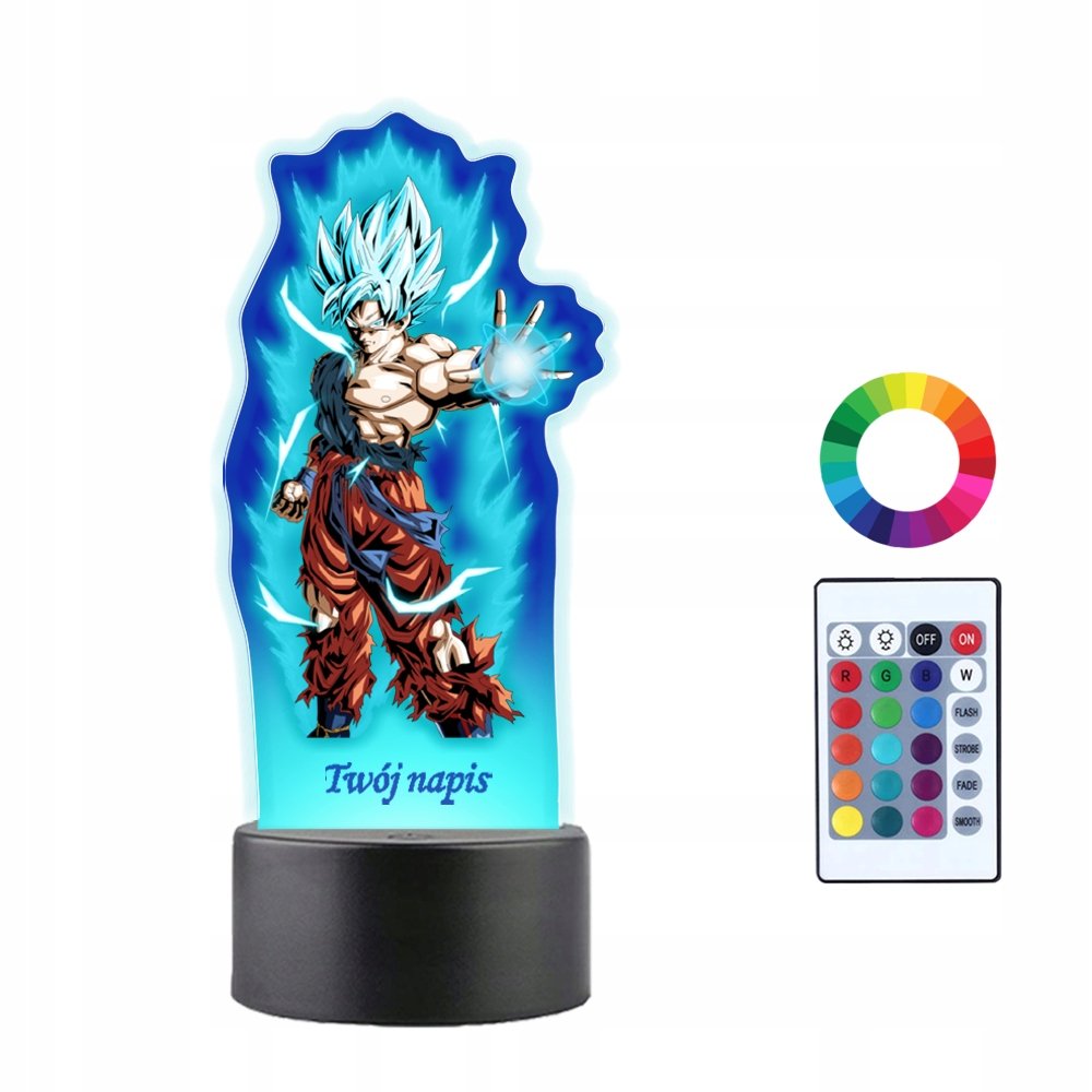 Lampka Nocna  LED Dragon Ball Goku
