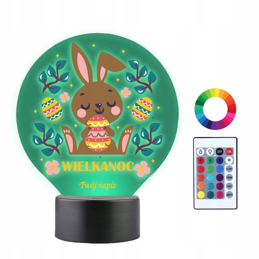 Lampka Nocna LED Prezent na Wielkanoc