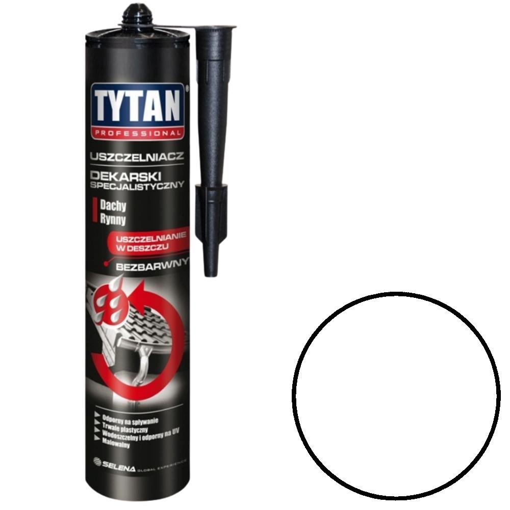 Фото - Шпатель TYTAN Uszczelniacz dekarski specjalistyczny bezbarwny 310 ml 