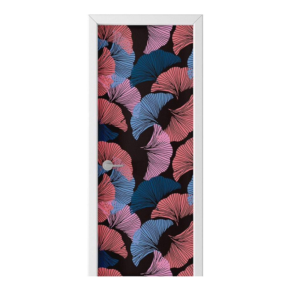 Naklejka na drzwi HOMEPRINT Miłorząb japoński 75x205 cm