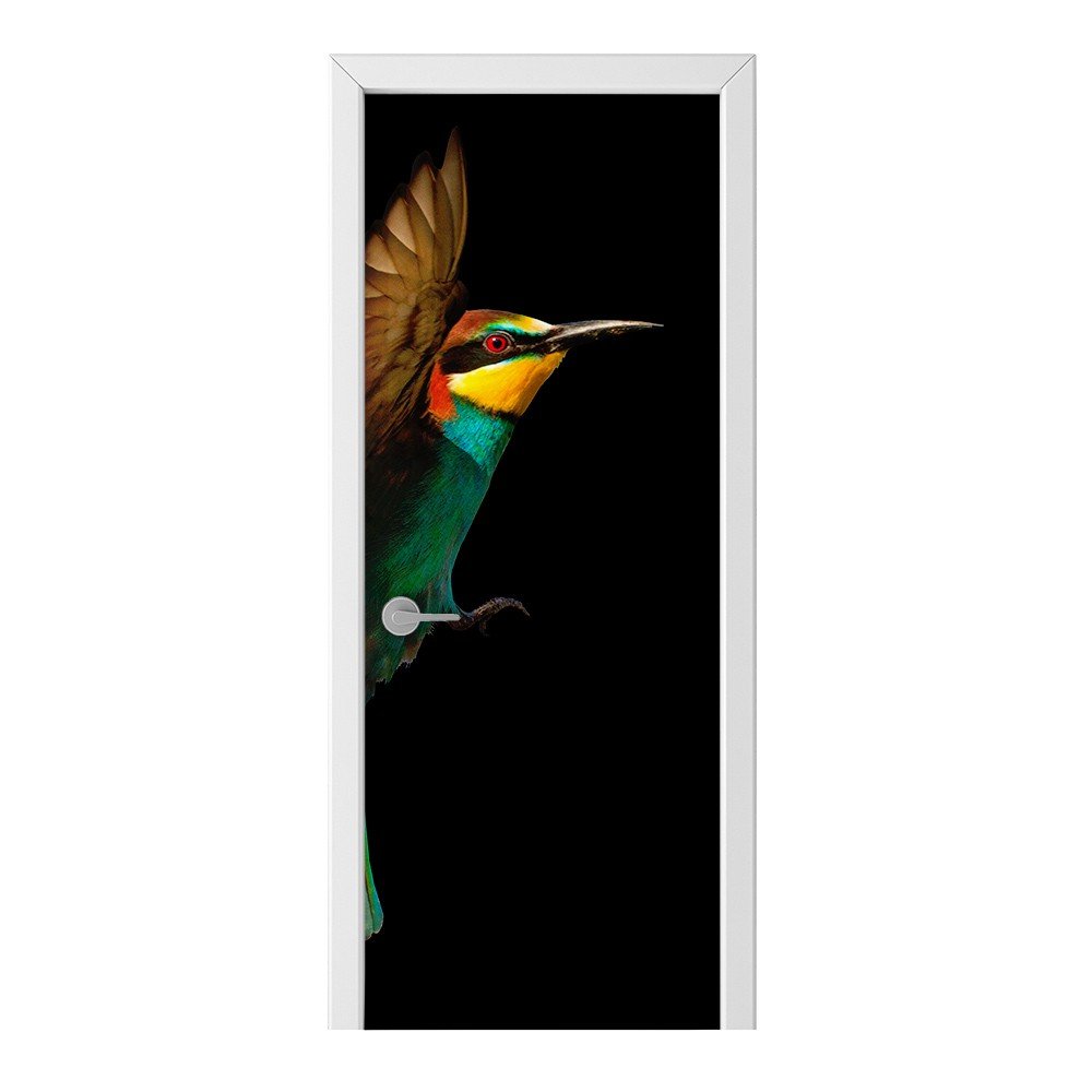Naklejka na drzwi HOMEPRINT Rajski ptak w locie 95x205 cm