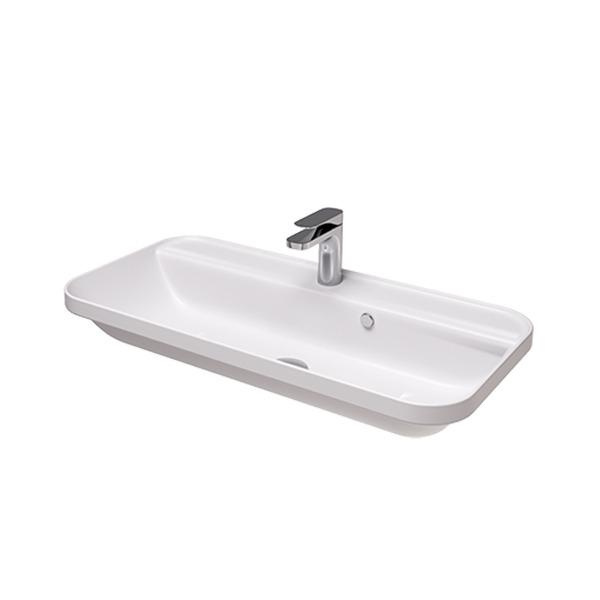 Hidra Gio Evolution Umywalka wpuszczana w blat 80x40 cm biały połysk G280.001