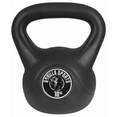 Kettlebell Gorilla Sports cement, 10 kg, 10000342; 19 100342-00006-0016