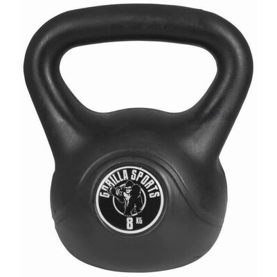 Kettlebell Gorilla Sports 8 kg tworzywo sztuczne, 10000342; 18 100342-00006-0014