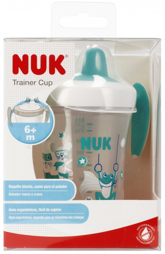 NUK Kubek niekapek 230 ml Evo Trainer Cup zielony