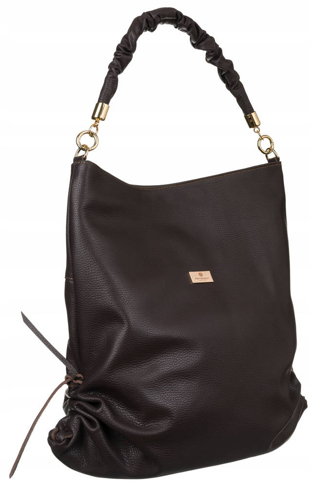 Фото - Жіноча сумка Peterson Shopperka w typie worka ze skóry naturalnej — 