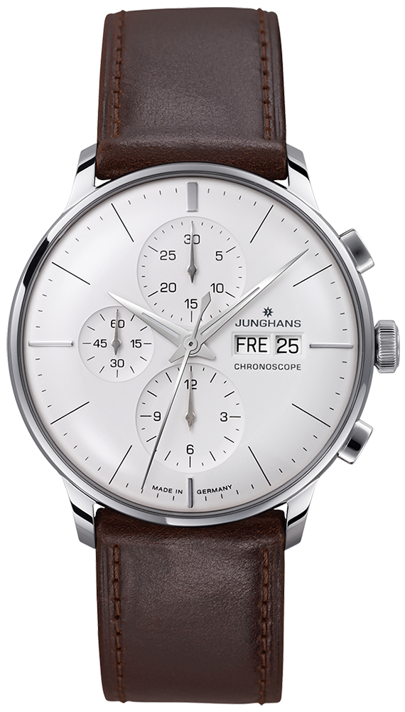 Zegarek Junghans 27/4120.03 Meister Chronoscope English Date -
