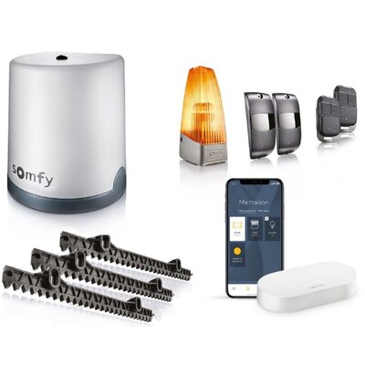 Somfy Napęd bramy przesuwnej Poznaj Freevia 400 Connect
