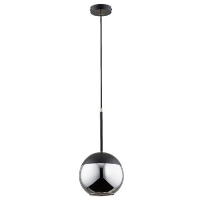 Alfa Volda lampa wisząca 1-punktowa czarna 60823