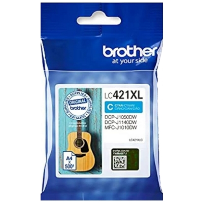 Tusz Oryginalny Brother LC-421 XL C (LC421XLC) (Błękitny)|