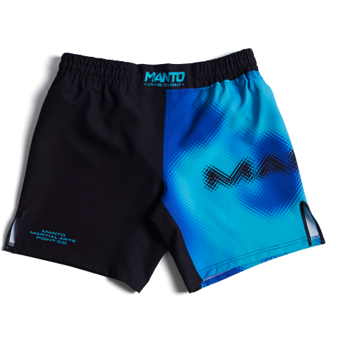 MANTO Spodenki MMA/Grappling ATOMIC Niebieskie