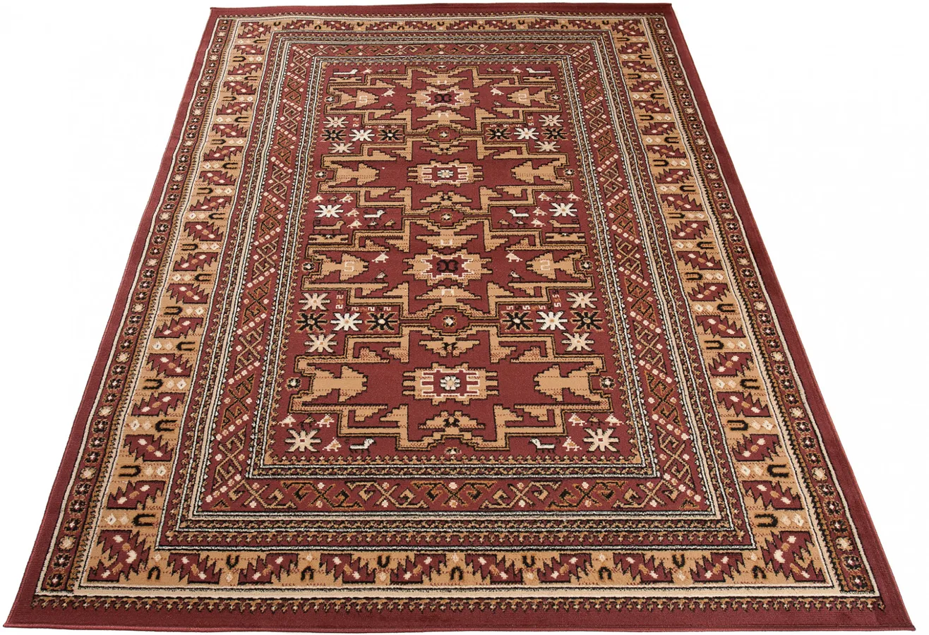 Klasyczny dywan w odcieniach brązu P4-D88