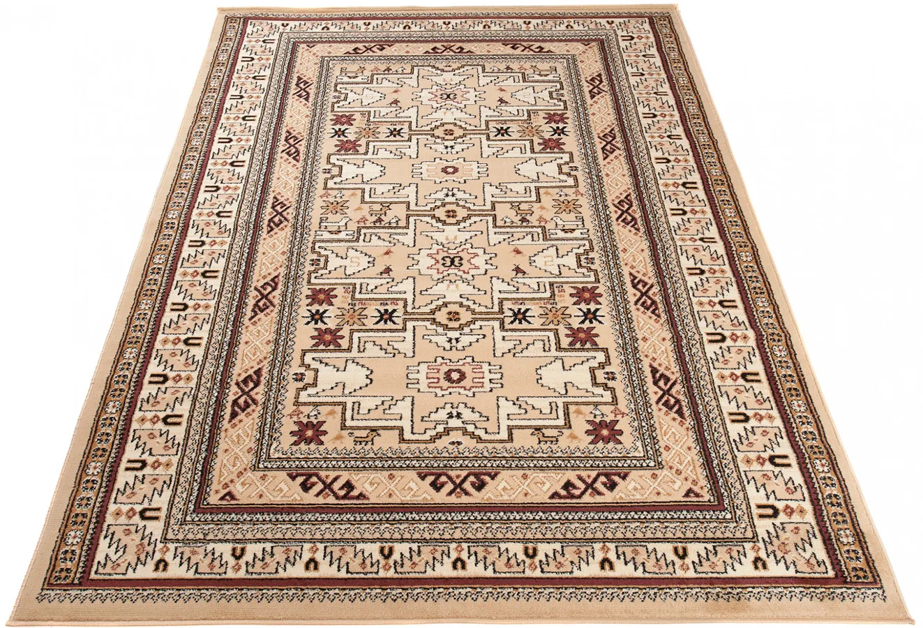 Klasyczny Dywan W Odcieniach Beżu S4-C54