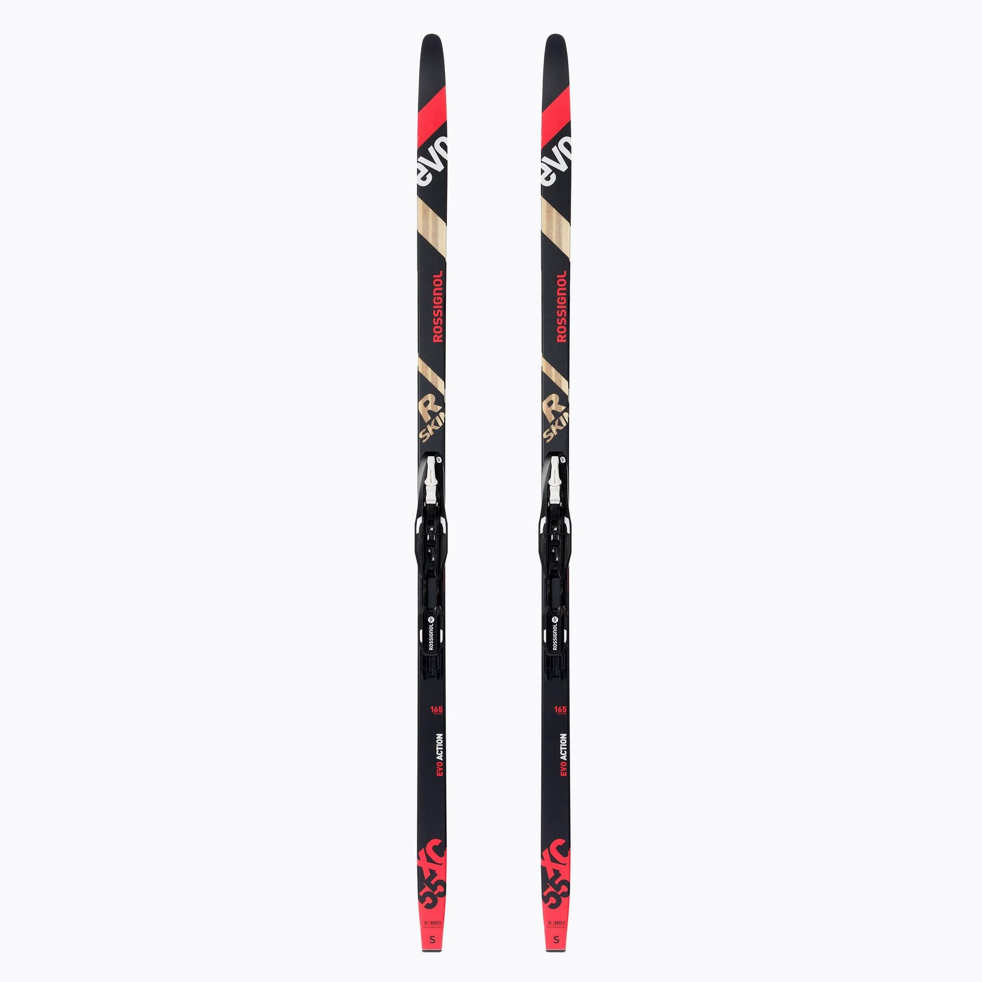 Narty biegowe Rossignol EVO XC 55 R-Skin/CONTROL SI czarne RHKWC05 185 cm
