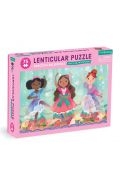 Puzzle soczewkowe z ruchomym obrazkiem 75 el. Baletnice