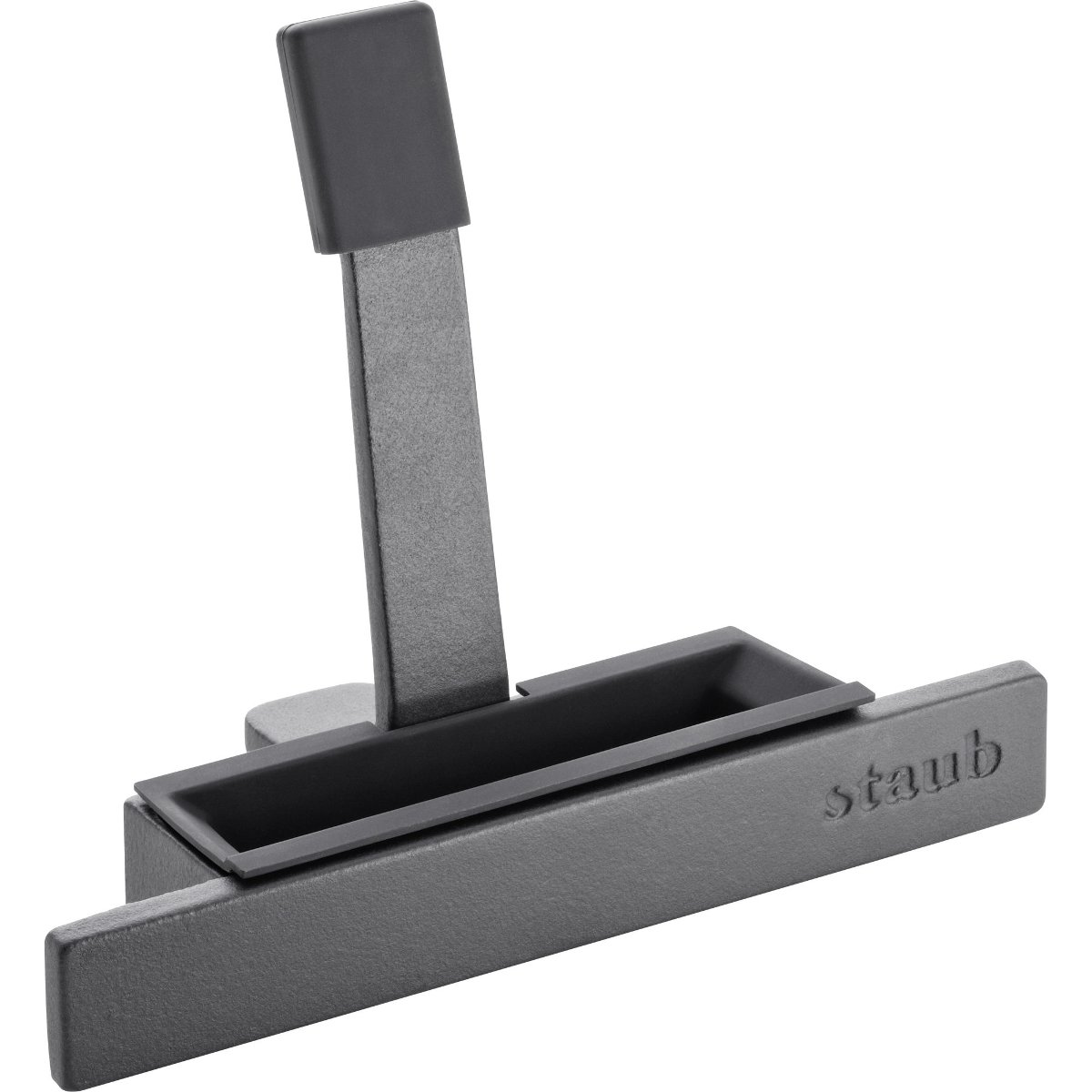Staub 40511  364  0 uchwyt pokrywki, ze stali nierdzewnej, czarna, 26.5 x 19 x 12 cm 40511-364-0