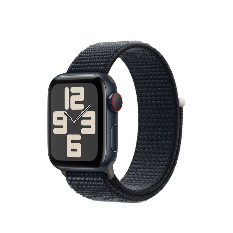 Apple Watch SE 2-gen GPS + Cellular 40mm Opaska sportowa Loop Czarny