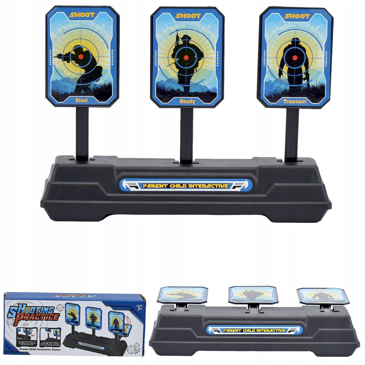 Tarcza Do Nerf Strzelnica 3 Cele Pistolet Karabin