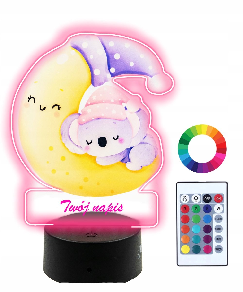 Lampka Nocna 3D LED Koala
