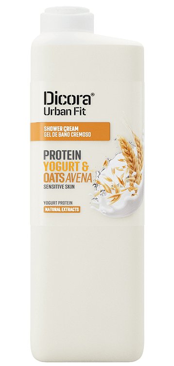 Dicora Urban Fit Dicora Urban Fit Produkty Dicora Urban Fit Żel pod prysznic Proteiny Jogurt i Owies 750 ml