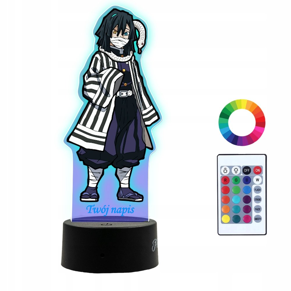 Lampka Nocna 3D LED Obanai Iguro