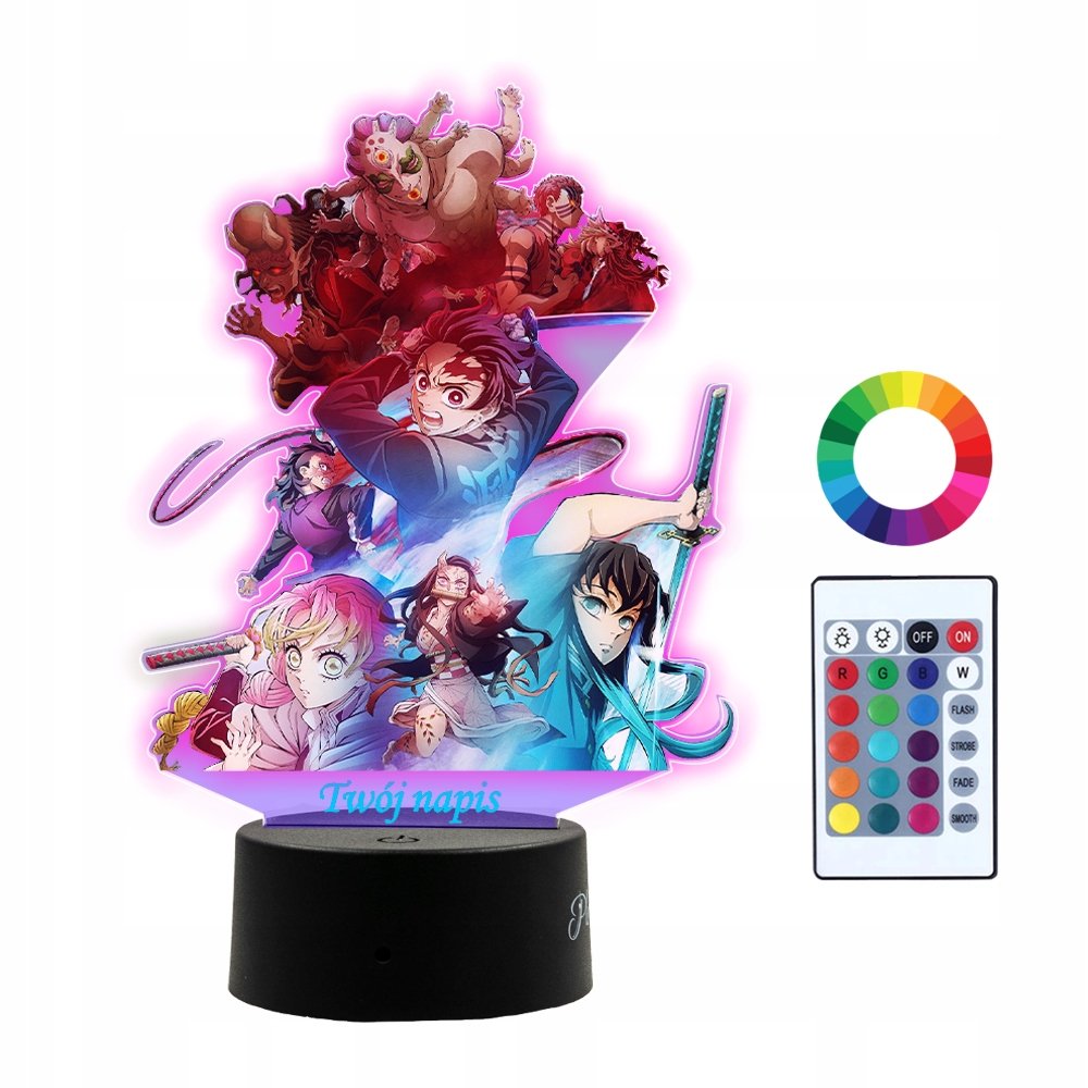 Lampka Nocna 3D LED Demon Salyer