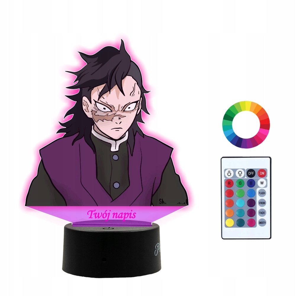 Lampka Nocna 3D LED Genya Shimazugawa