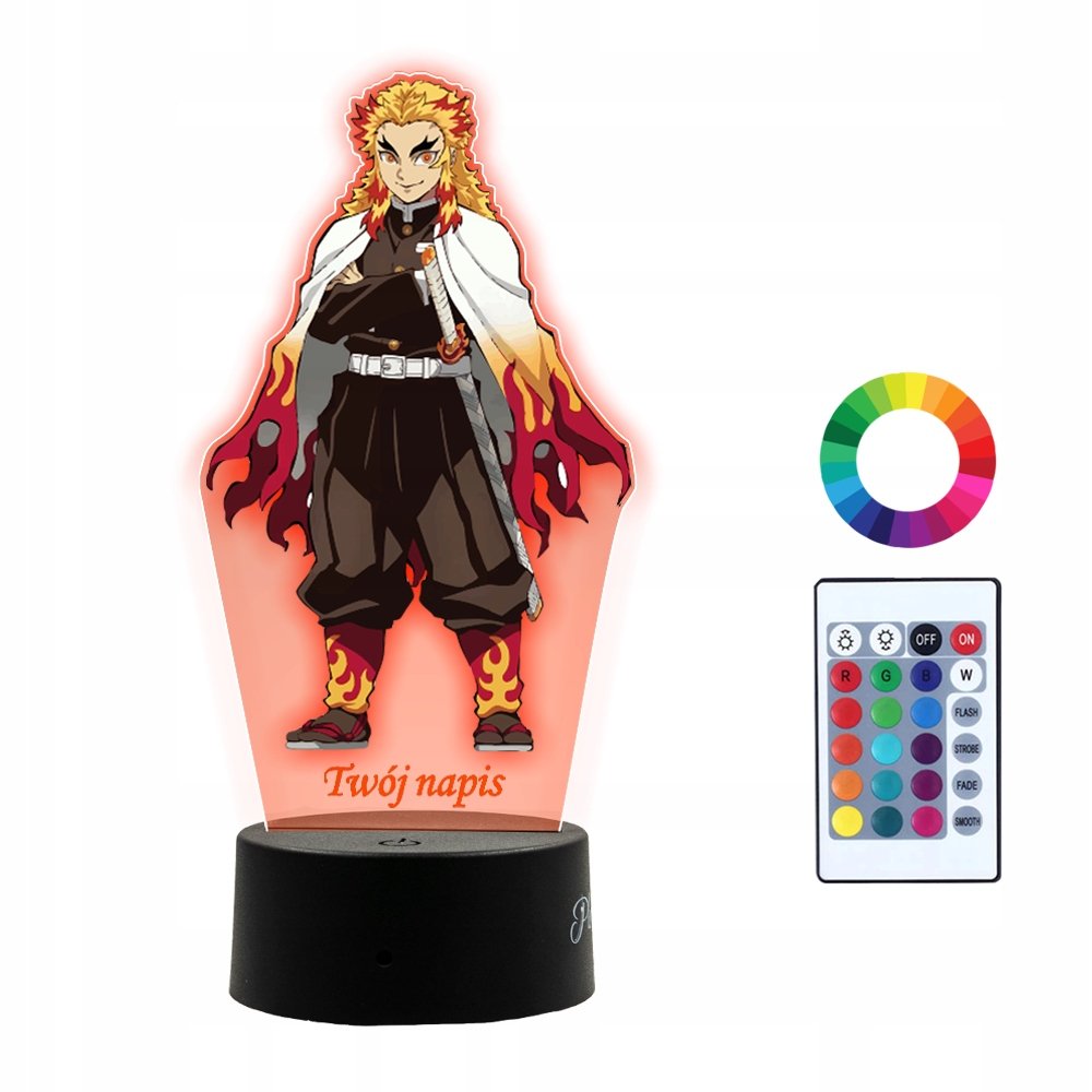Lampka Nocna 3D LED Rengoku Prezent