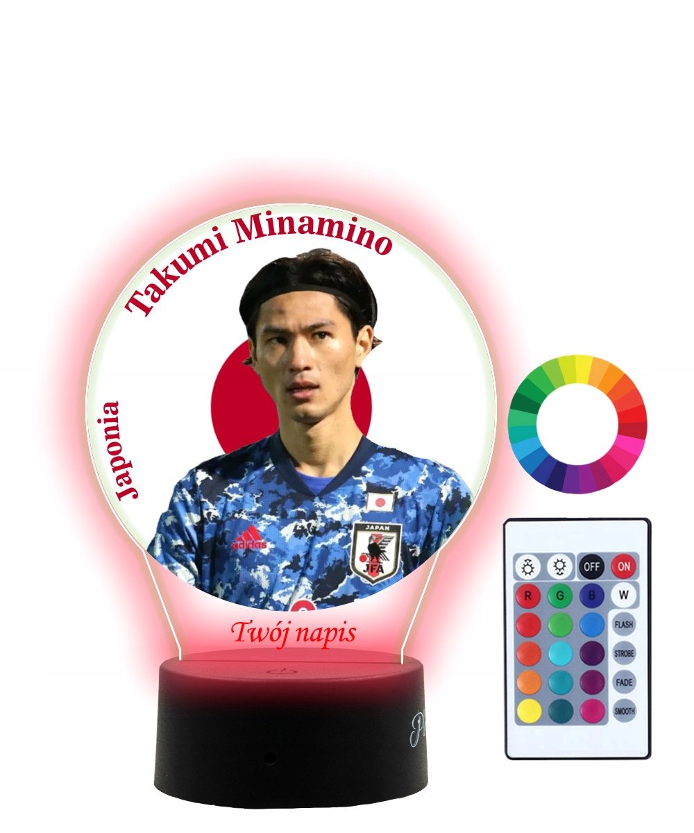 Lampka Nocna 3D LED Mundial Japonia