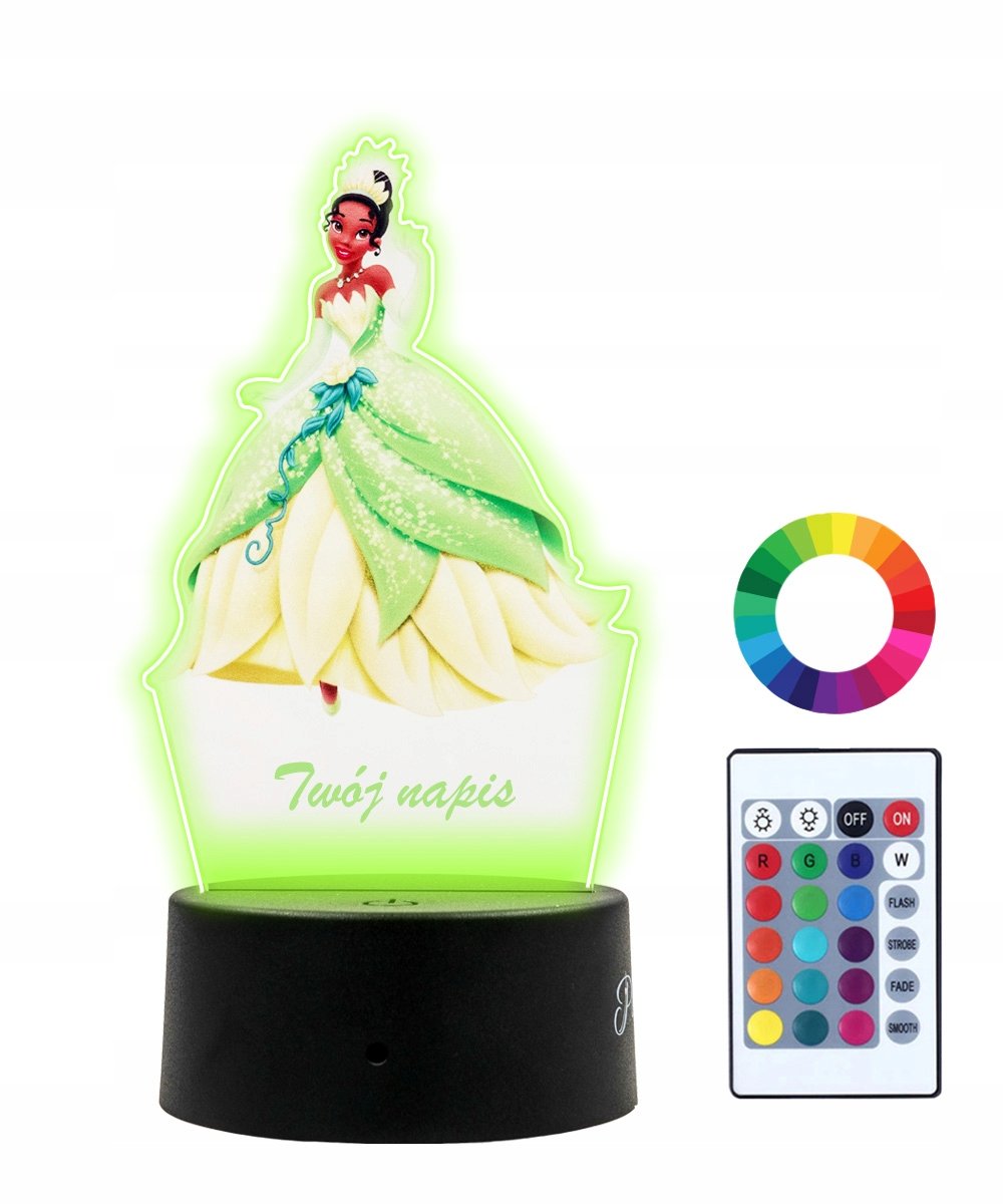 Lampka Nocna 3D LED Tiana Prezent